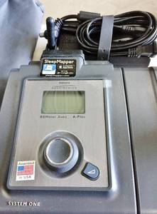 lot 53 image: $$$$ Respironics REMstar System One Auto DOM 550P CPAP Machine With&nbspHeated Humidifier Plus Smart Card & Rare Sleep Mapper - Great Working Condition