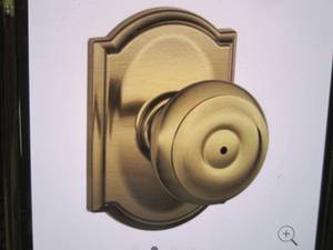 lot 10 image: Schlage Georgian Privacy Door with ...