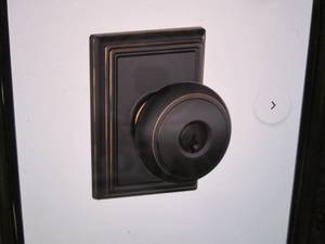 lot 25 image: Schlage Andover Knob with Addison T...
