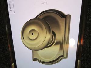 lot 33 image: 2 Schlage Georgian Privacy Door wit...
