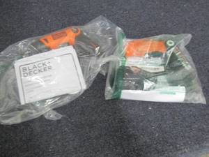 lot 134 image: Black & Decker Lithium Pivot Driver...