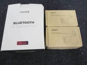 lot 139 image: 2 Aukey Dual USB Port Car Chargers,...