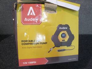 lot 149 image: Audew Portable Air Compressor Pump...