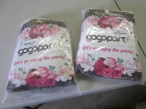 lot 171 image: 2- 2pk White Table Skirts White...