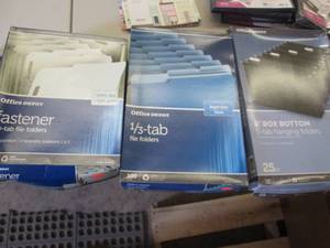 lot 207 image: Hanging Folders, File Folders...