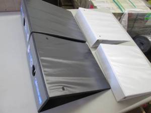 lot 216 image: 2 - 5 inch, 2- 2.5 inch Binders...