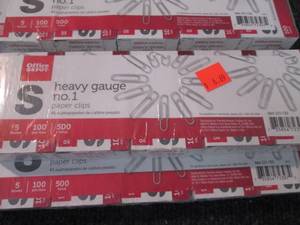 lot 225 image: 7- 5pks of 100 ct Heavy Gauge No. 1...