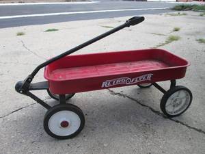 lot 1 image: Retro Flyer Metal Wagon  RMBC...