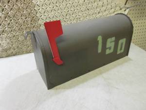 lot 62 image: Metal Mailbox 19 x 9 34 x 6 12...