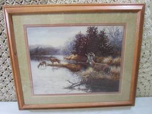 lot 68 image: Framed Julie A. Crocker Print 23 1...
