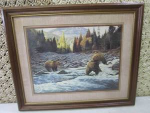 lot 70 image: Framed Manuel Mansanarez Jr Print 2...