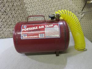 lot 80 image: 5 Gallon Portable Air Tank  RMC...