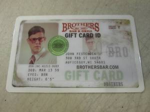 lot 81 image: Brothers Bar & Grill $25 Gift Card ...