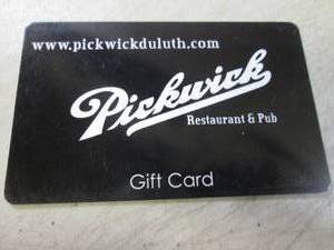 lot 82 image: Pickwick Restaurant & Pub $50 Gift ...