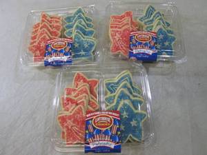 lot 91 image: 3 Containers of Patriotic Sugar Coo...
