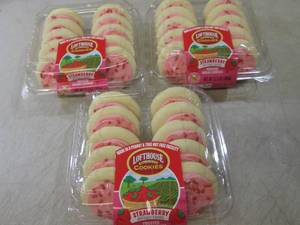 lot 94 image: 3 Containers of Strawberry Frosted ...