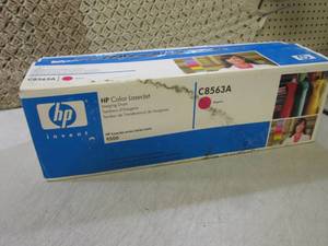 lot 119 image: HP LaserJet Cartridge C8563A Magent...