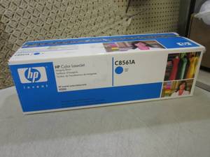 lot 121 image: HP LaserJet Cartridge C8561 Cyan  D...
