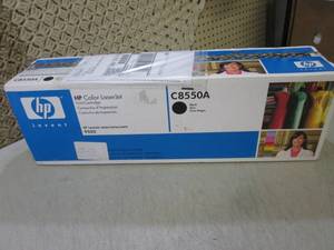 lot 122 image: HP LaserJet Cartridge C8550A Black ...
