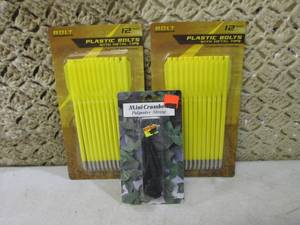 lot 131 image: 2 Packs of 50 lb Pistol Crossbow Bo...