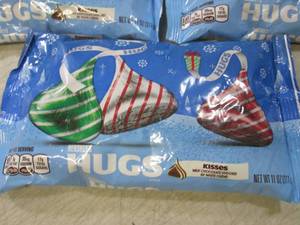lot 151 image: 3 Bags of Hersheys Hugs Best by Aug...