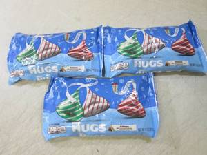lot 154 image: 3 Bags of Hersheys Hugs Best by Aug...