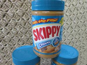lot 155 image: 6 Jars of Skippy Creamy Peanut Butt...