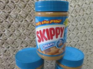 lot 156 image: 6 Jars of Skippy Creamy Peanut Butt...
