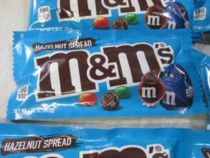 lot 161 image: 12 Bags of Hazelnut Spread M&Ms Be...
