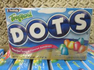lot 163 image: 10 Boxes of Tropical Dots Candy  C-...