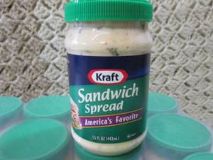 lot 166 image: 12 Jars of Kraft Sandwich Spread Be...