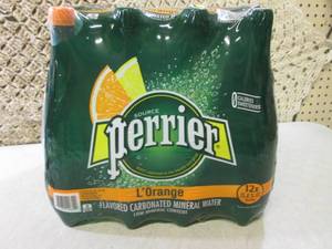 lot 190 image: Case of 12 Big Bottles of Perrier L...