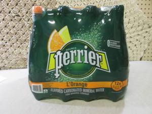 lot 192 image: Case of 12 Big Bottles of Perrier L...