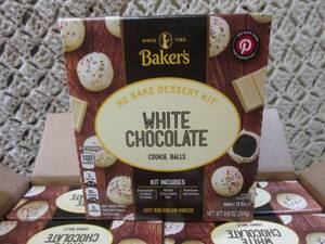 lot 199 image: Case of 6 Boxes Bakers White Chocol...