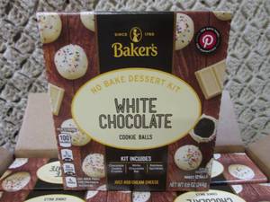 lot 200 image: Case of 6 Boxes Bakers White Chocol...