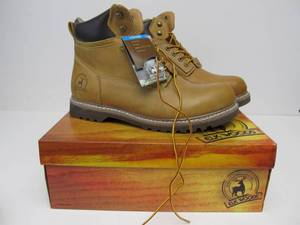 lot 88 image: Brand New ELK WOODS Mens Leather Work Boots - Size 12