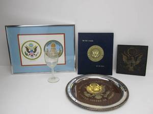 lot 72 image: Group of Vintage Presidential & Congressional Items