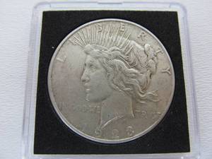 lot 75 image: 1923 Morgan Silver Dollar