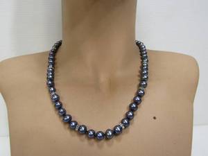 lot 184 image: Signed Sterling Silver Genuine Pearl Strand Necklace