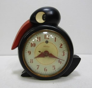 lot 58 image: Rare Original Belle Kogan Telechron 1930s Deco Plaskon SMUG Duck Clock