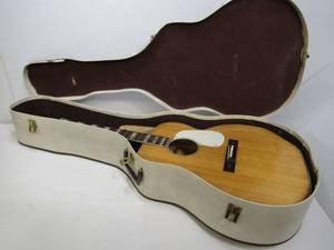 lot 65 image: Vintage Kay Solo 1957 Jumbo Acoustic Guitar wCase
