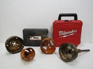 lot 105 image: Large Group of Assorted Hole Saw Blades