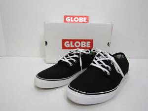 lot 122 image: Brand New GLOBE Mahalo BlackWhite Shoes - Mens Size 9