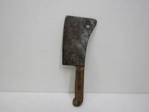 lot 31 image: Antique Meat Cleaver