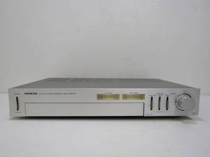 lot 345 image: Vintage Onkyo Integrated Stereo Amplifier A-15 Silver