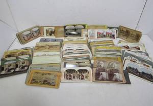 lot 231 image: Large Lot of Antique Stereoview Cards