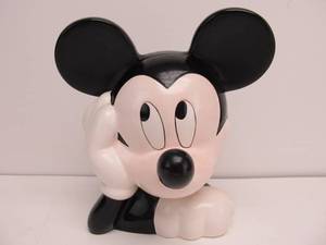 lot 200 image: Ceramic Disney MICKEY MOUSE Cookie Jar