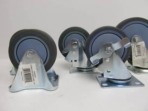 lot 272 image: Lot of Heavy Duty Caster Wheels
