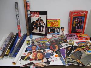 lot 303 image: Large Collection of 1980s NEW KIDS ON THE BLOCK Posters & Memorabilia