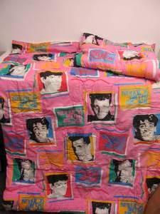 lot 305 image: Pair (2) Vintage 1990 New Kids on The Block Comforters